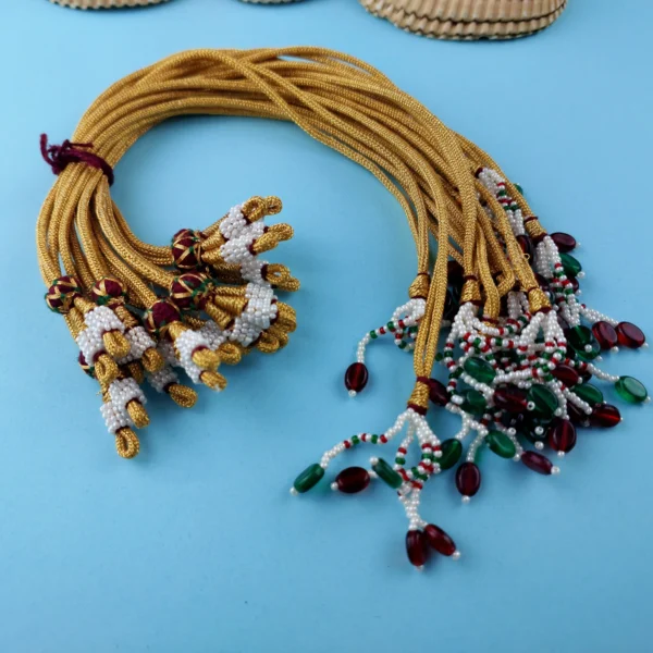 Golden Indian Dori Necklace Cords with HookBack Rope 3 scaled