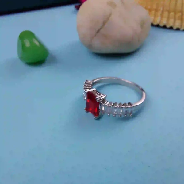 Silver Zirconia Ring 9