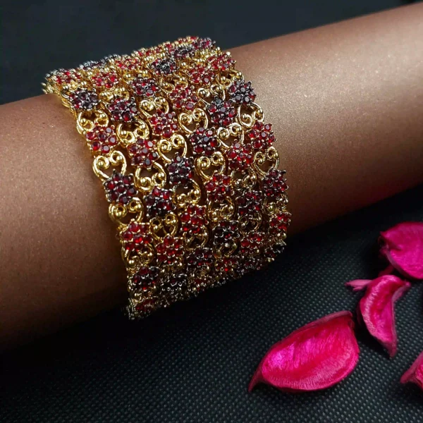 Zircon Bangles in Ruby 1 scaled